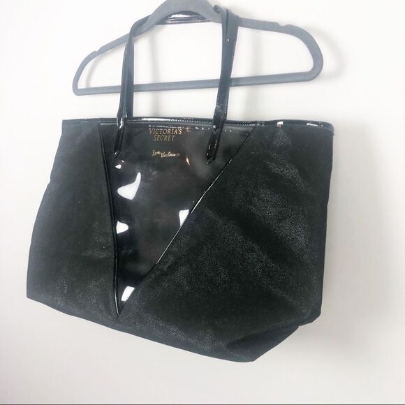 VICTORIA’S SECRET | Black Tote Bag Clear Section - Picture 2 of 5